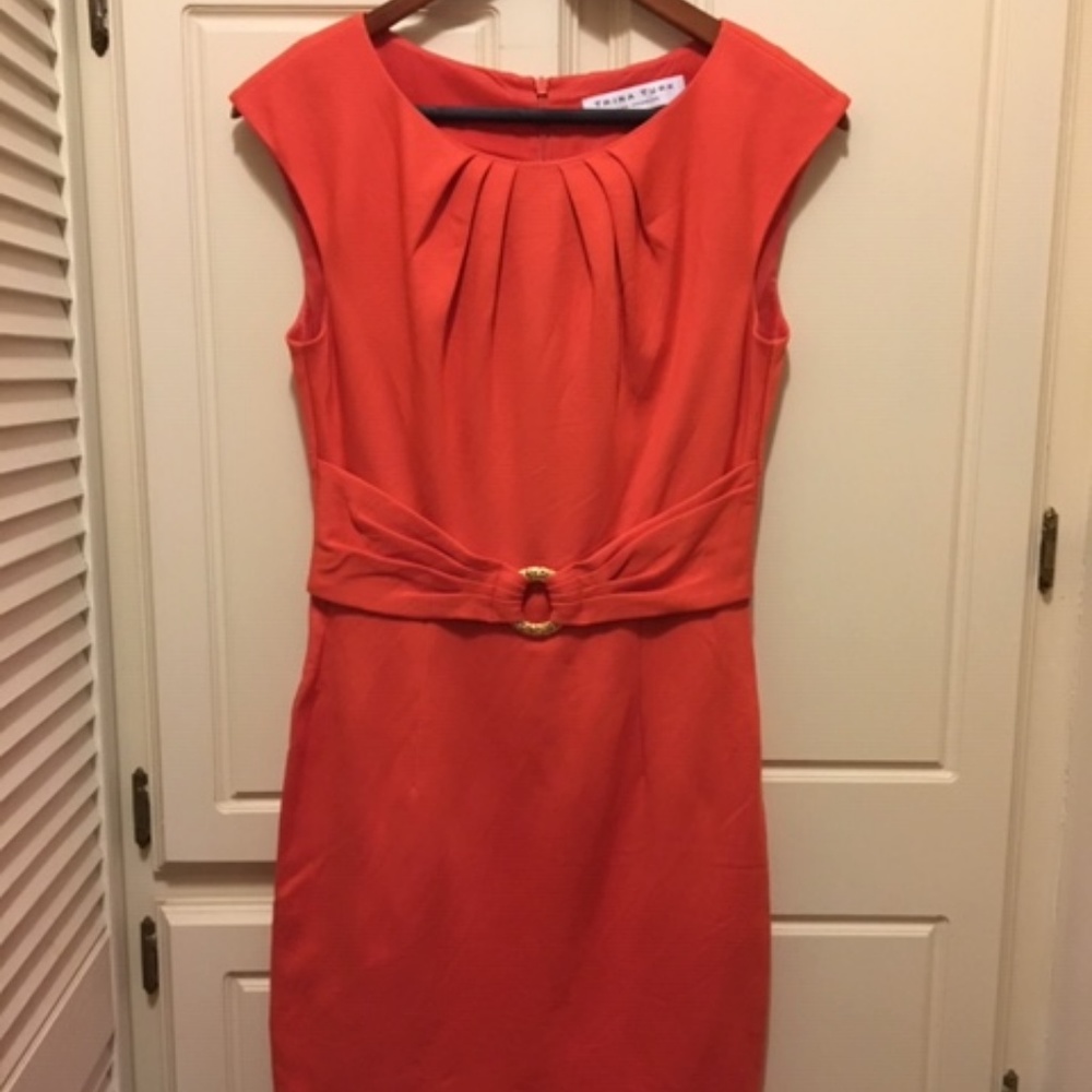 Trina Turk Sleeveless Dress - Coral
